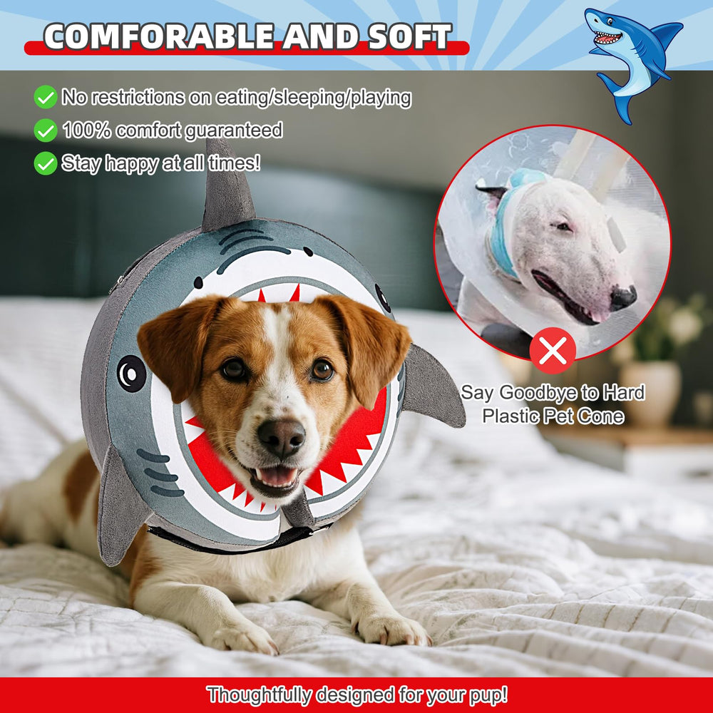 KOOLTAIL lion-shaped-anti-licking-design provides wider neck protection.