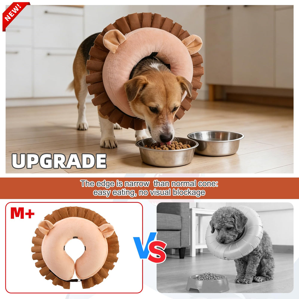KOOLTAIL lion-shaped design offers a wider anti-licking area for safer movement