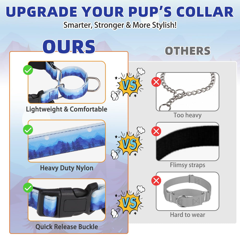 KOOLTAIL martingale collar mini-ring enables easy ID tagging and accessories.