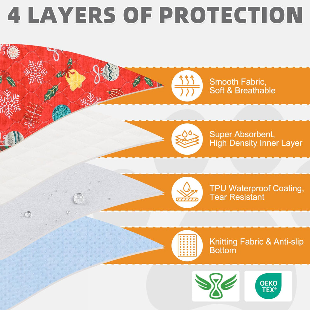 KOOLTAIL pad bottom is non-slip and waterproof to keep surfaces dry.