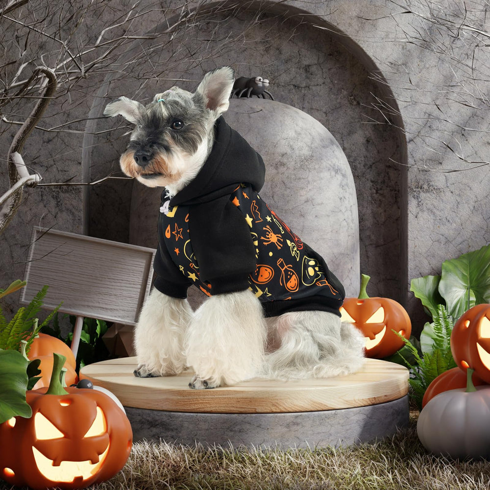 KOOLTAIL higher belly cut hoodie simplifies potty breaks on busy days.