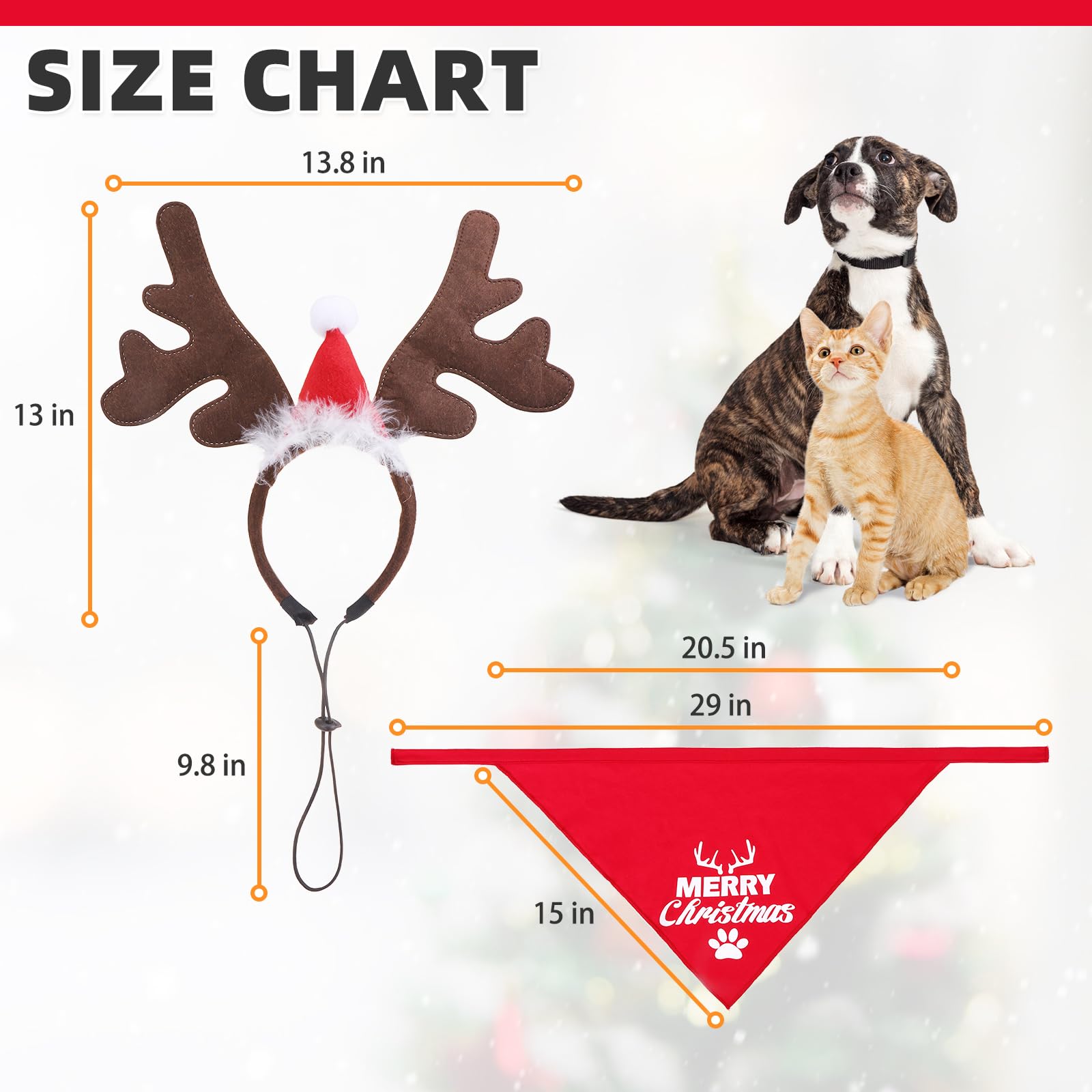 KOOLTAIL Santa hat on dog costume adds holiday charm in photos