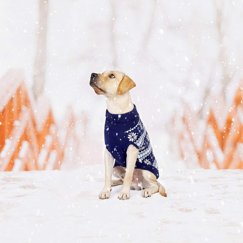 KOOLTAIL size L dog sweater measurement guide neck 17 chest 28 length 20