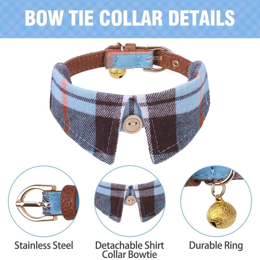 KOOLTAIL small boy collar bandana close-up demonstrates durable plaid fabric for daily wear