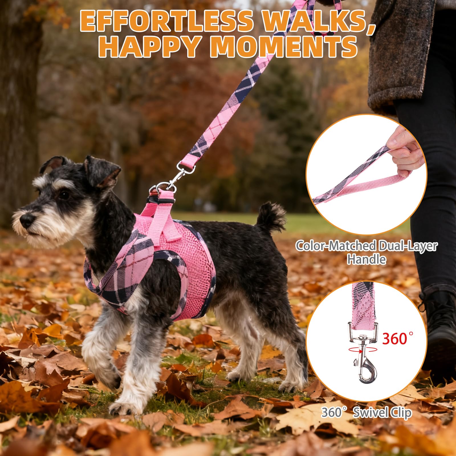 KOOLTAIL dual D-ring design adds secure control during outdoor activities