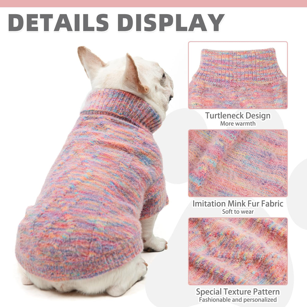 KOOLTAIL small pink fleece sweater, machine-washable for hassle-free care