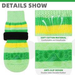 KOOLTAIL soft-durable paw socks fabric keeps paws warm and comfortable