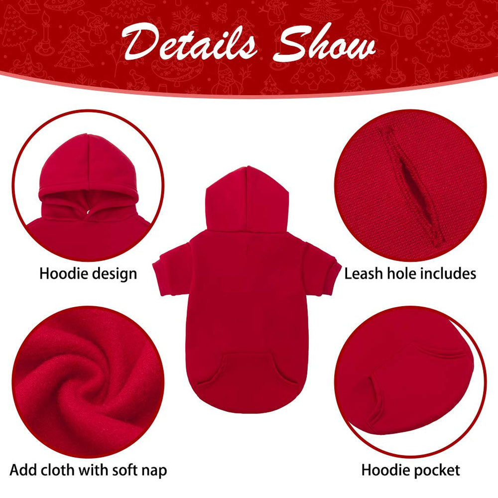 KOOLTAIL Sudadera para perros, agujero para correa, paseos cómodos y seguros.