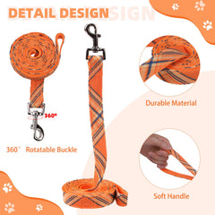 KOOLTAIL dog harness M set with leash, quick-release buckle visible for easy on-off.