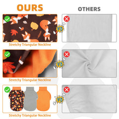 KOOLTAIL Thanksgiving dog sweater pull-over design for easy on busy days.
