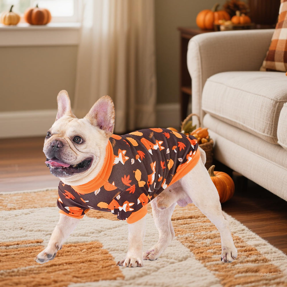 KOOLTAIL Thanksgiving dog sweater machine washable for quick care.