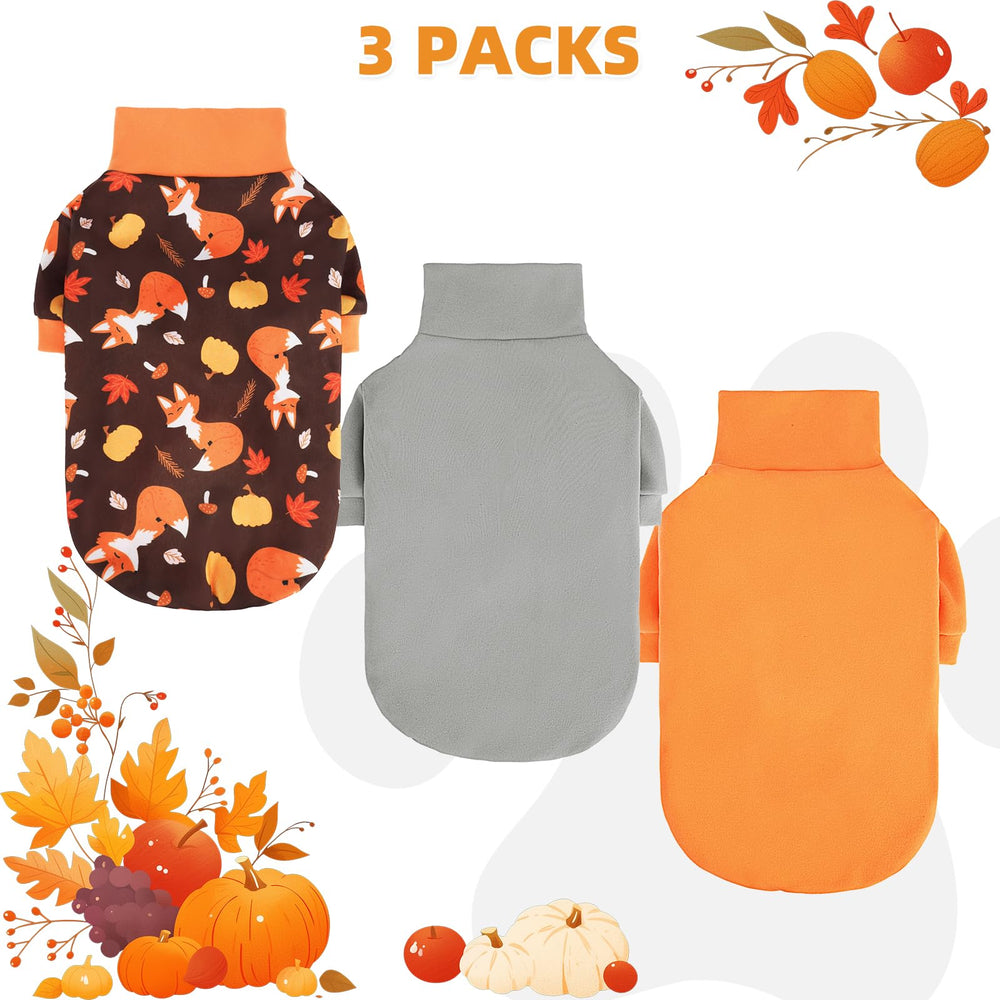 KOOLTAIL Thanksgiving dog sweater soft fleece provides warmth and comfort.