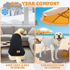 KOOLTAIL Two-pack Cotton Dog Shirts XL bundle emphasizes value and easy outfit changes.