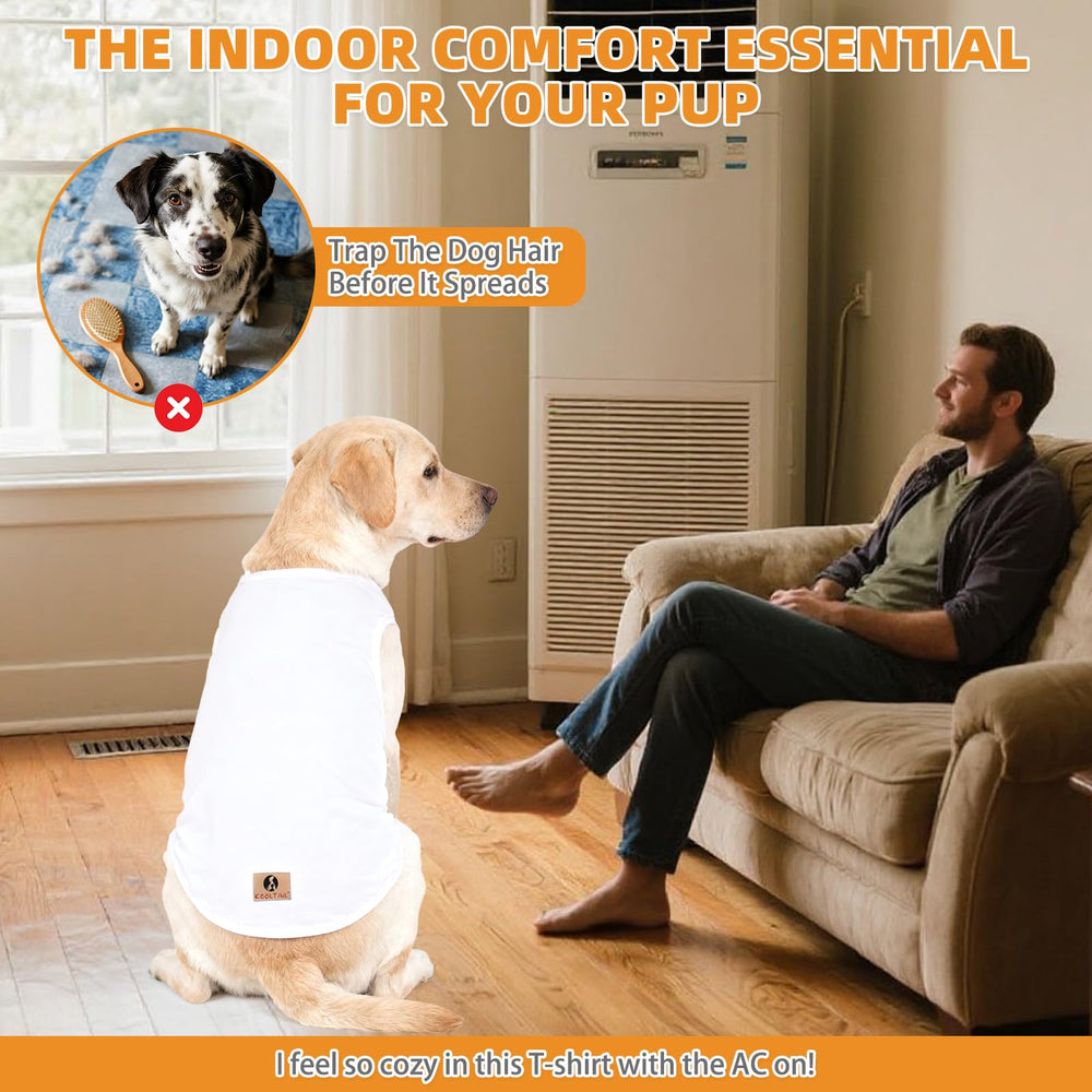 KOOLTAIL two-pack dog shirts, convenient wardrobe changes for outdoor outings