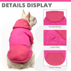 Hood with adjustable drawstring on KOOLTAIL coat protects head from cold wind