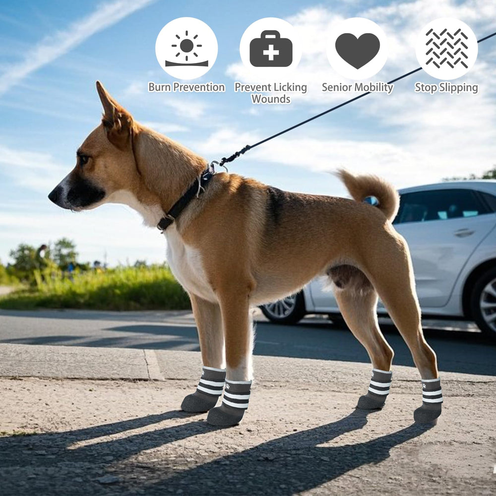 KOOLTAIL waterproof dog boots protect paws from rain while staying breathable during journeys