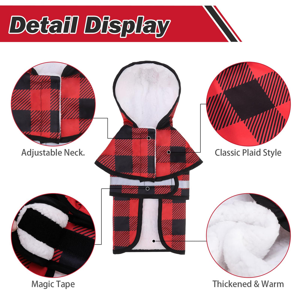 KOOLTAIL hooded poncho side view with adjustable waist