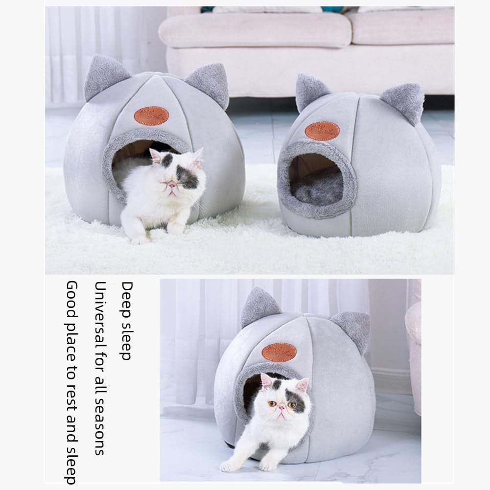 KooTeedd cat bed non-slip bottom keeps pets safe during cozy sessions.