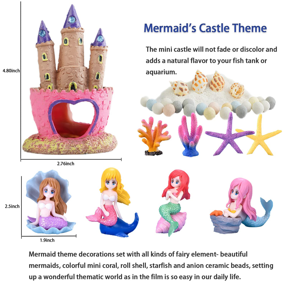 Kooterfun mini coral figurines contribute color and texture to reef scenes.