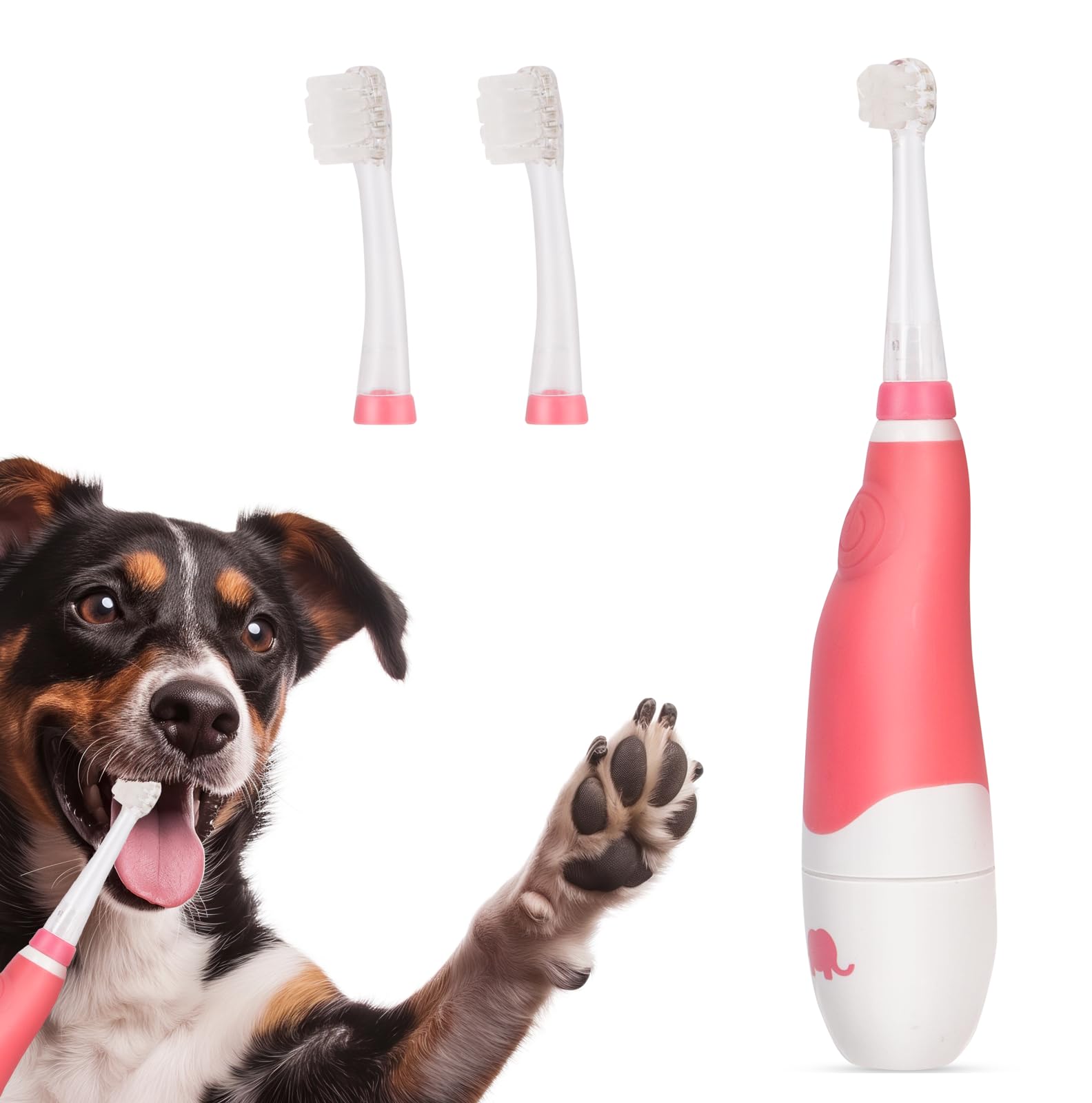KOPBTBOY dog-cat-electric-toothbrush assembled for gentle at-home dental care for small pets.