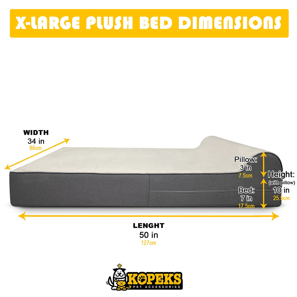 KOPEKS dog bed cover, easy cleaning after adventures and muddy paws.