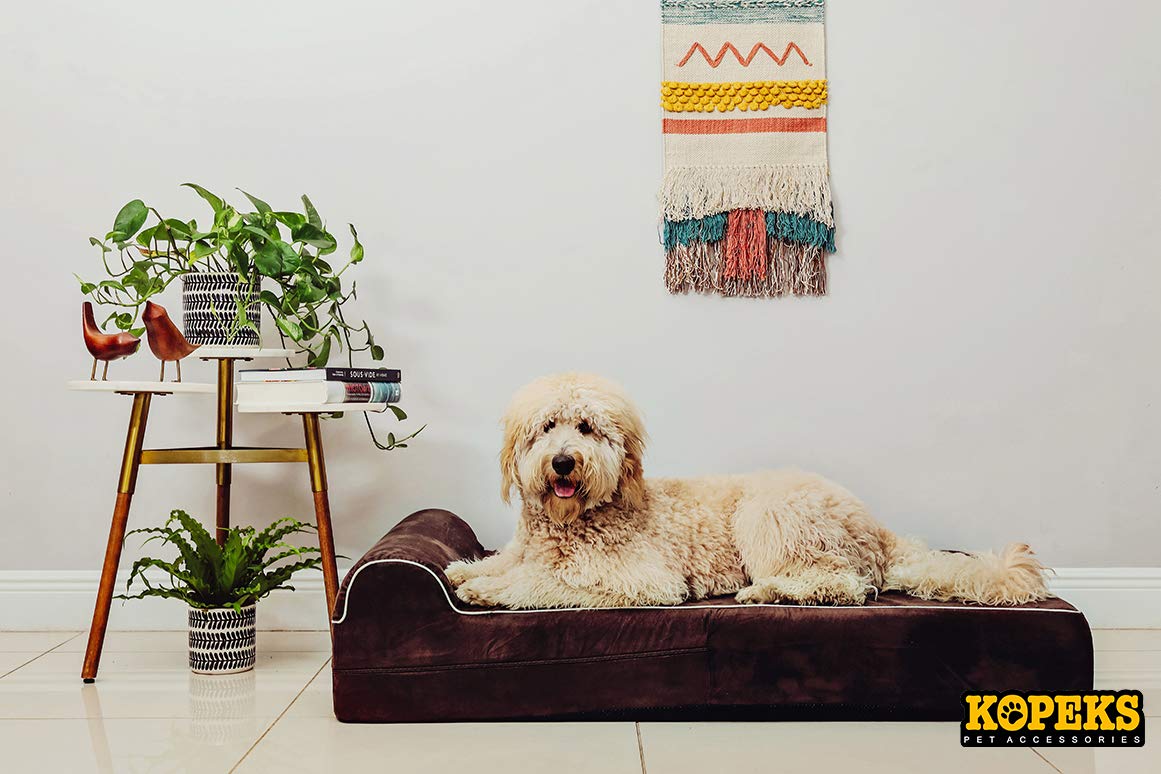 KOPEKS hypoallergenic memory foam core suitable for dogs with sensitive skin.
