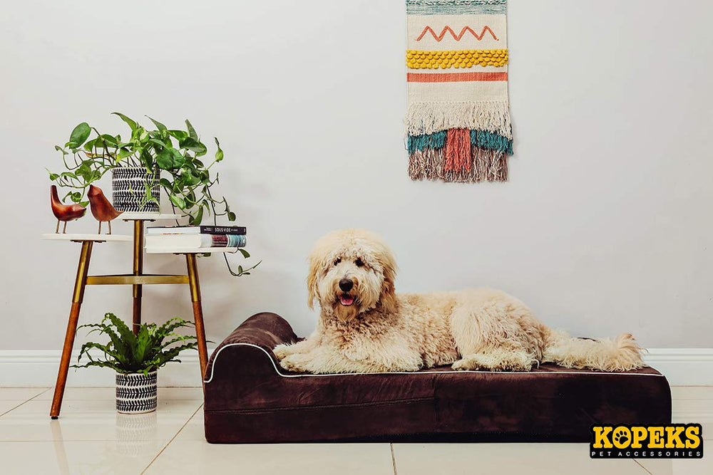 KOPEKS hypoallergenic memory foam core suitable for dogs with sensitive skin.