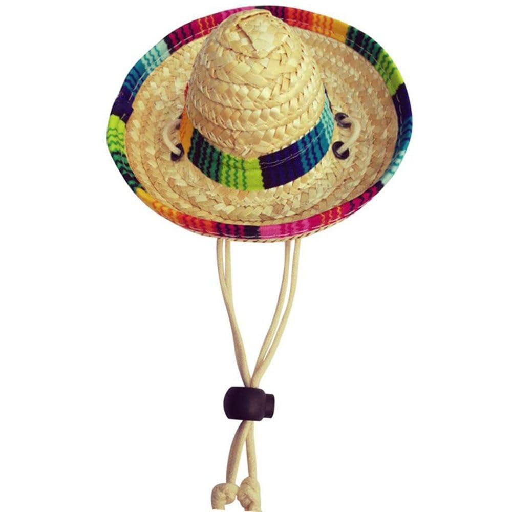 Kopida cute mini puppy hat in sunflower straw for adorable outdoor photos