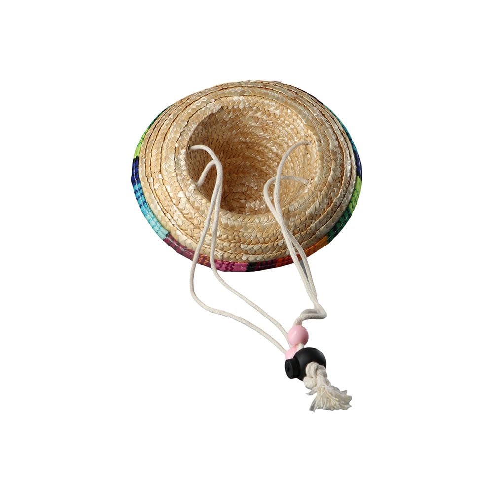 Kopida lightweight straw hat staying in place during activities