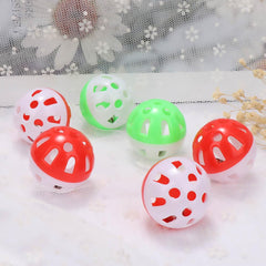 Kopida hollow bell ball toy colorful exterior attracts attention for cage fun