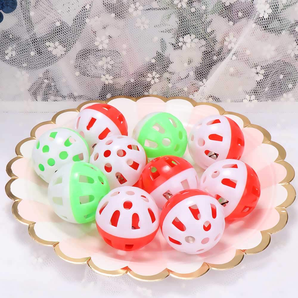 Kopida hollow bell ball toy rolling action engages birds in active play
