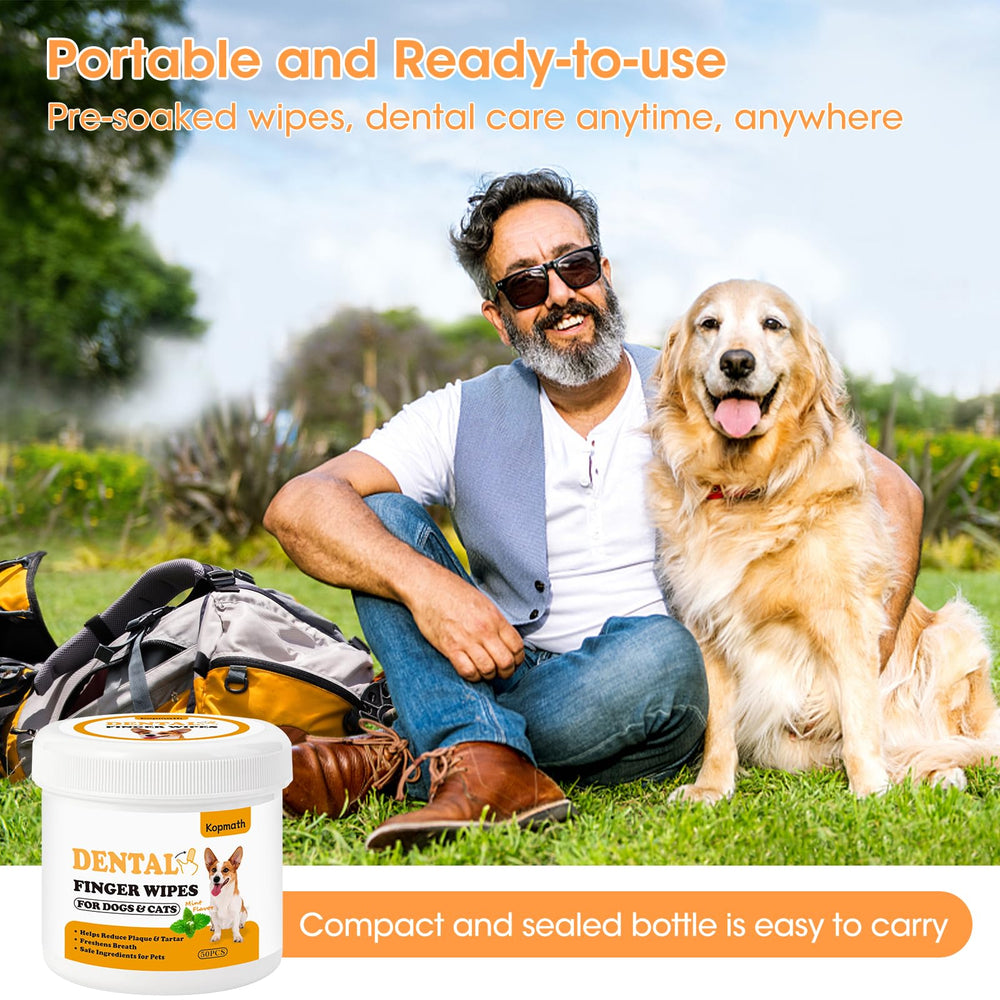 Kopmath wipes ideal for outdoor use during walks and trips