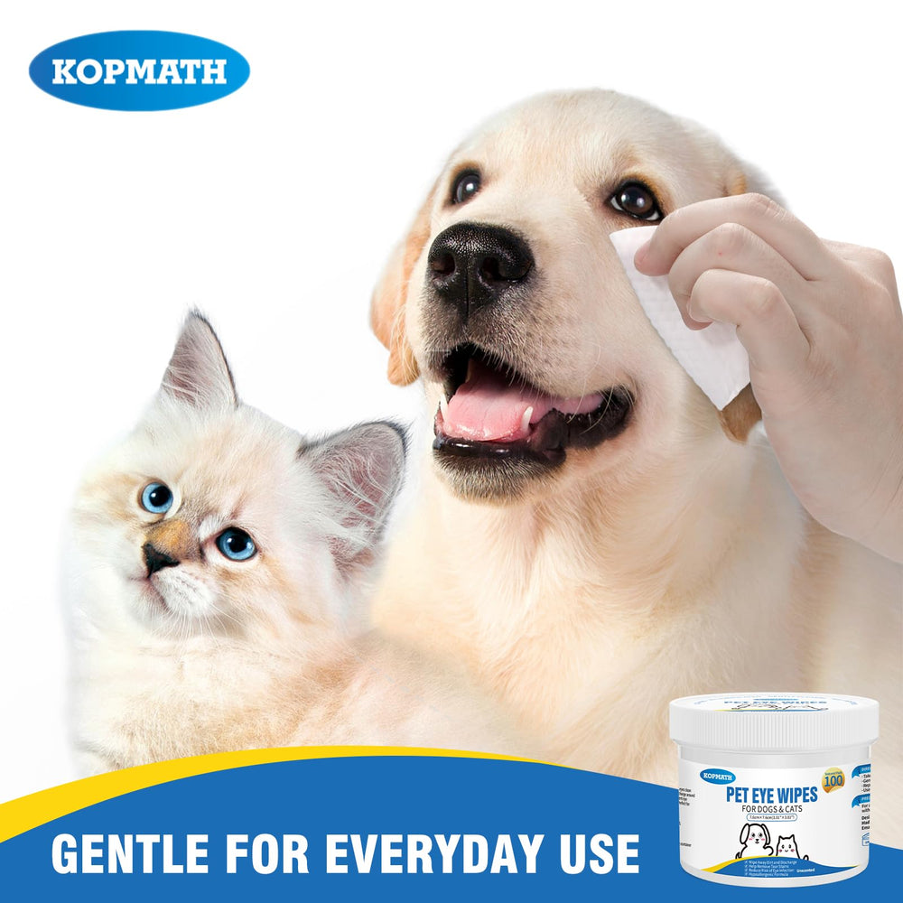 Kopmath tear-stain wipe demonstrates potential tear-stain fading with regular use.
