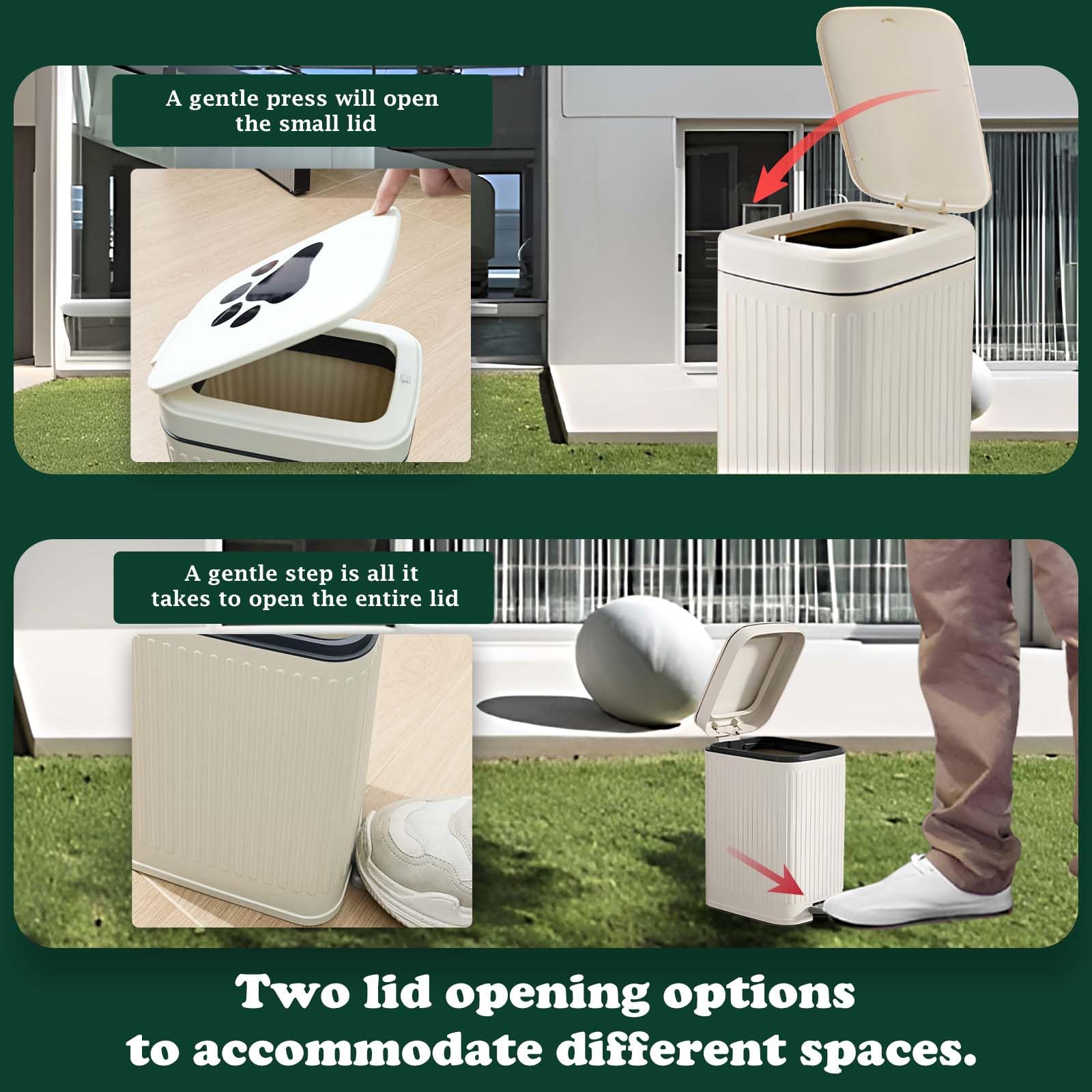 Kopuncare dog poop trash can odour-seal focuses on reducing smells for a fresh outdoor space.