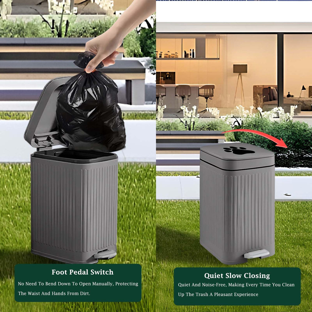 Kopuncare pedal lid-activation enables easy, hands-free disposal