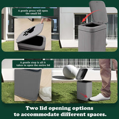 Kopuncare weatherproof 5L waste bin withstands sun and rain outdoors