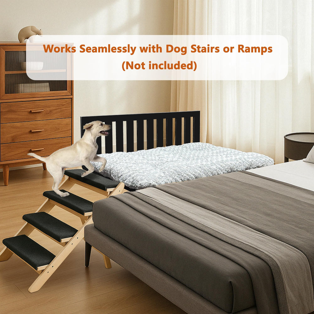 Koretech Beside Dog Bed backrest detail showcases gentle enclosure and support.