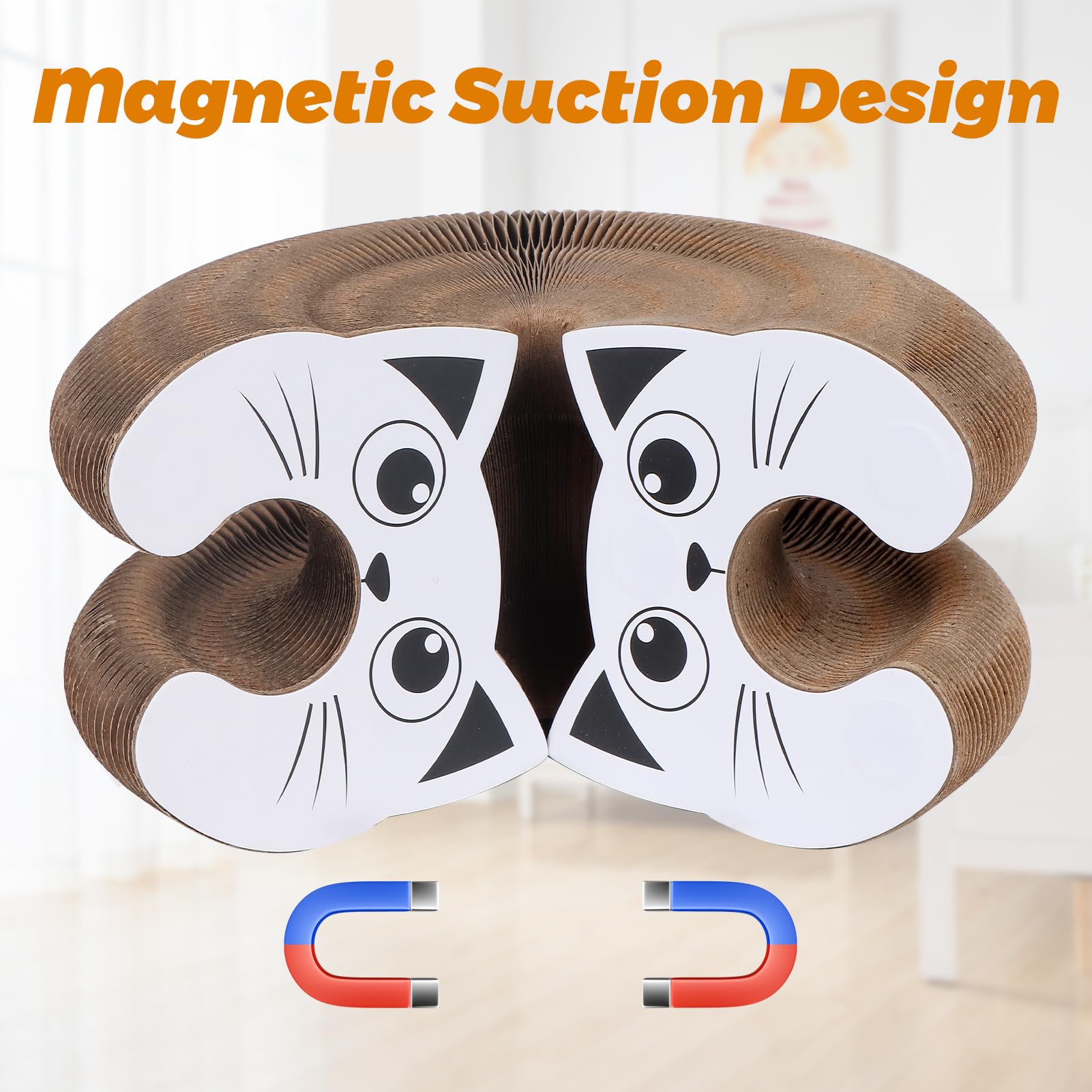 Korvanta Magic Organ cat-scratcher bell-balls provide engaging sounds to stimulate scratching.