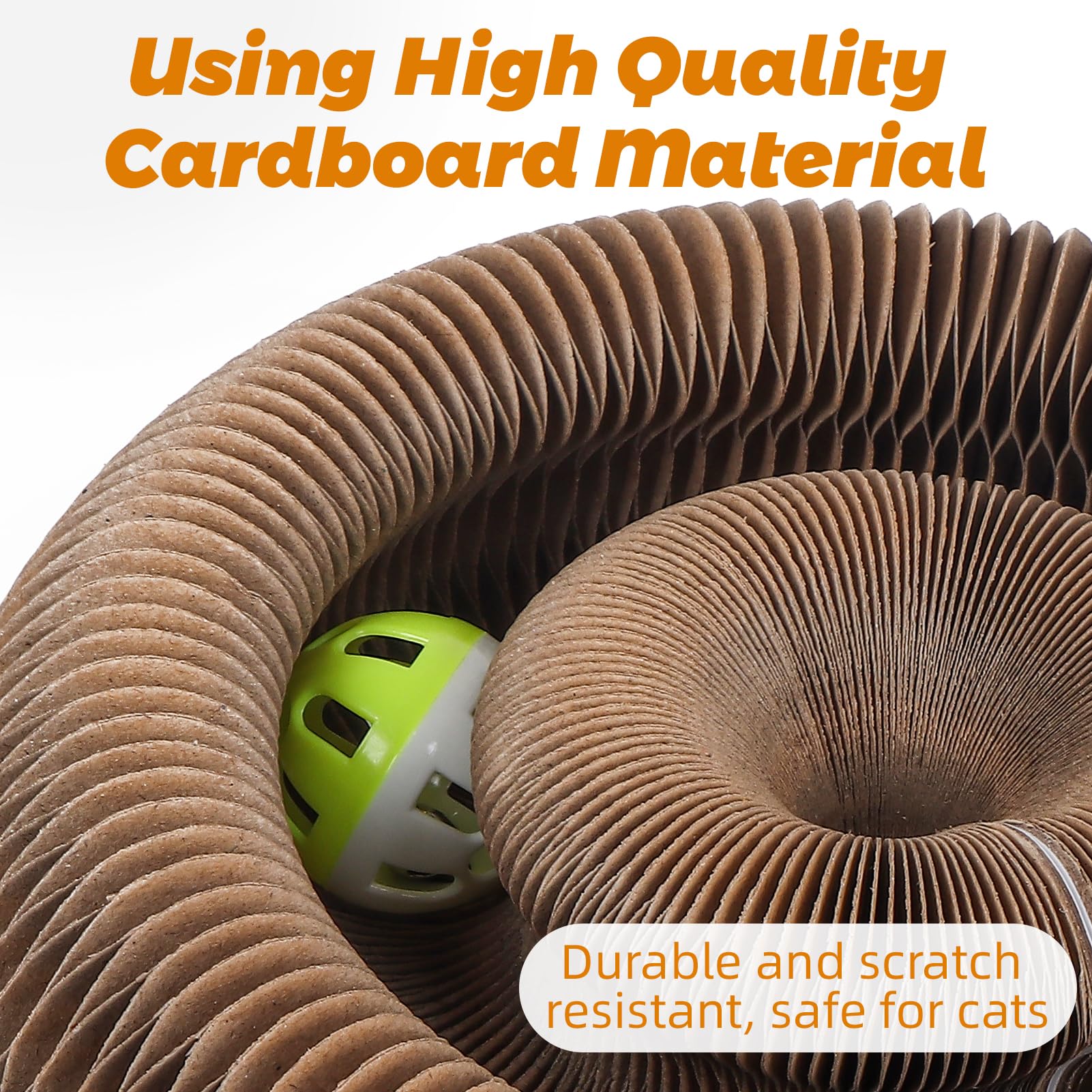 Korvanta Magic Organ cat-scratcher portable-travel enables on-the-go play sessions.