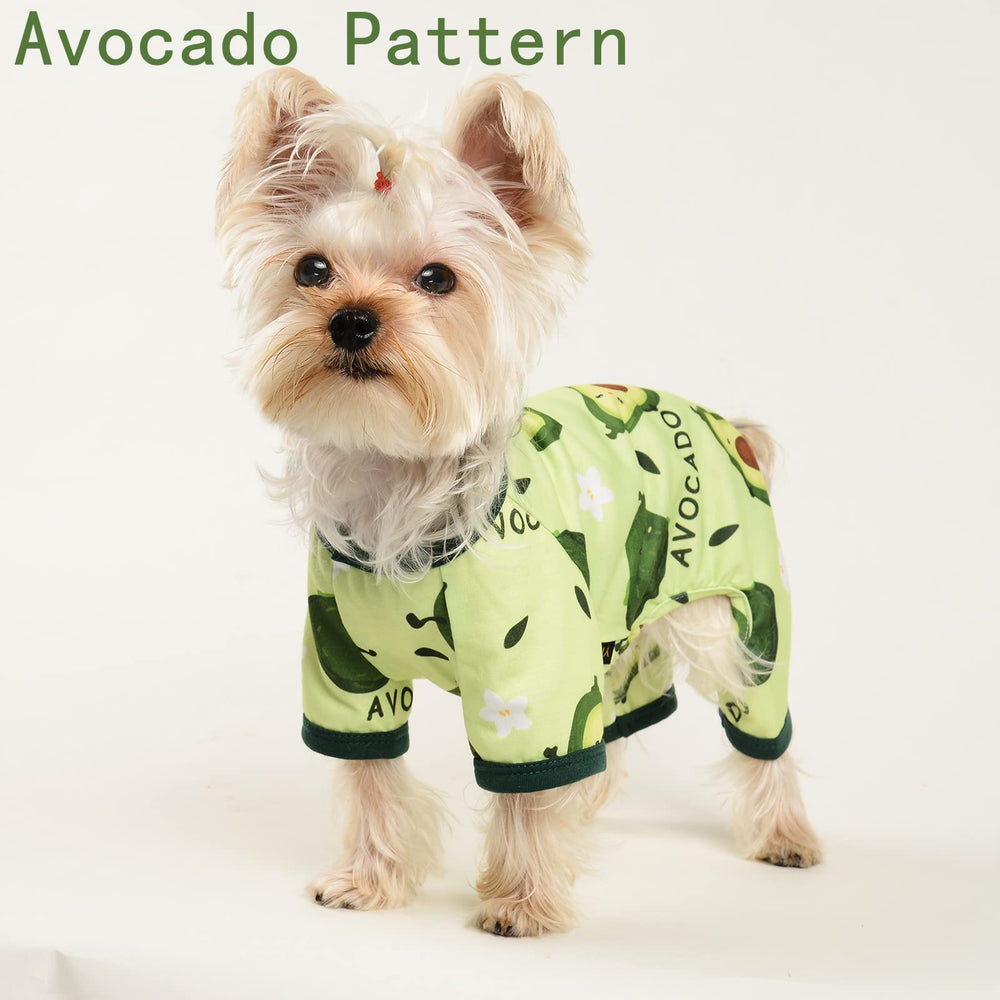 Kosiyi dog pajamas breathable fabric highlight comfortable wear during indoor activities.