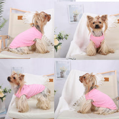 Kosiyi dog shirt sun-protection helps shield fur and skin on sunny outings.