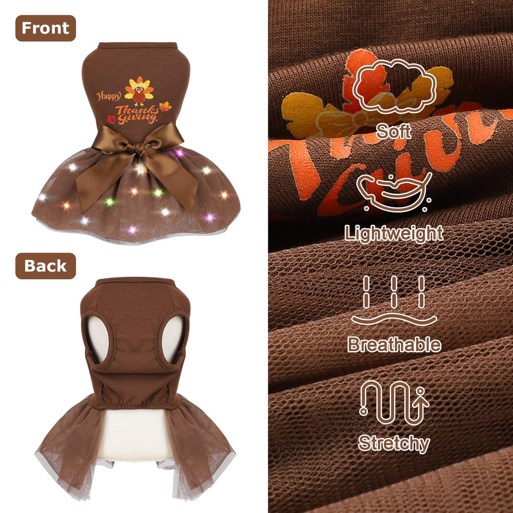 Kosiyi holiday dog costume petite is lightweight, ideal for all-day wear and stylish occasions.