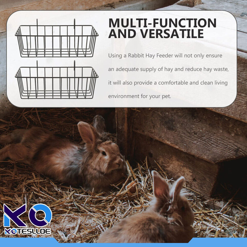 KOTESLLOE hay feeder lightweight design promotes versatile placement and handling.
