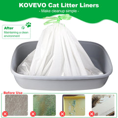 Kovevo liner features waterproof barrier to prevent leaks and spills.