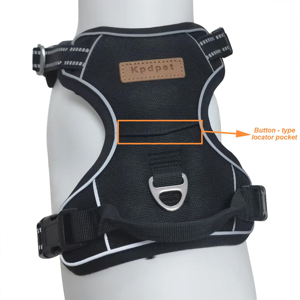 KPDPET no-pull harness four adjustable straps ensure a precise fit.
