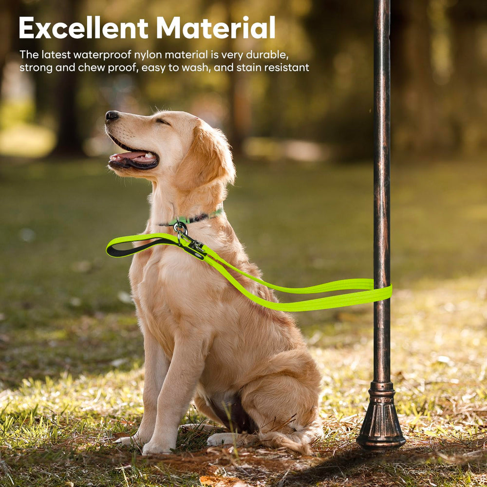 Kpuplol LED dog leash for all pets green color suits large to small dogs.