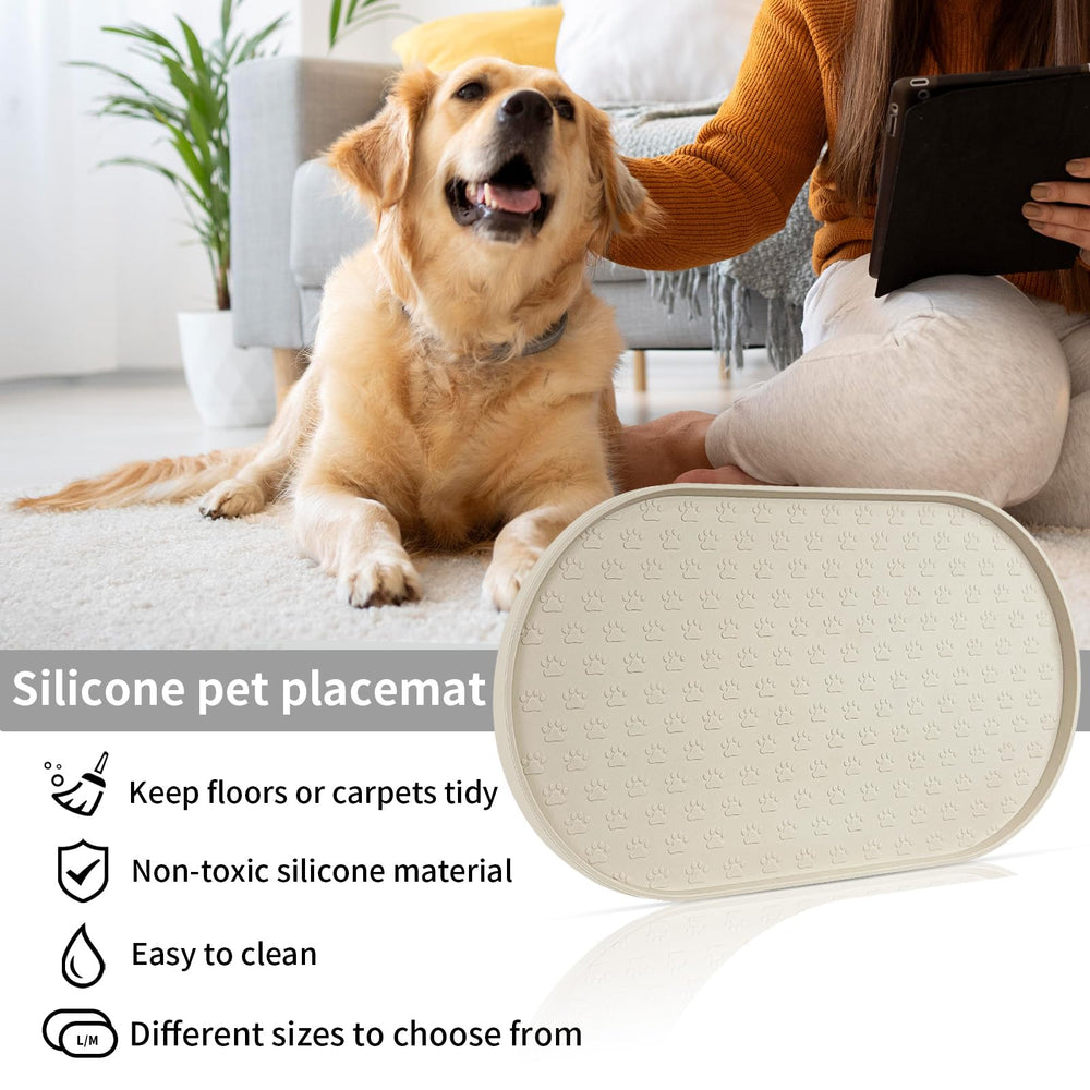 KPWACD dishwasher-safe pet mat simplifies after-meal cleanup