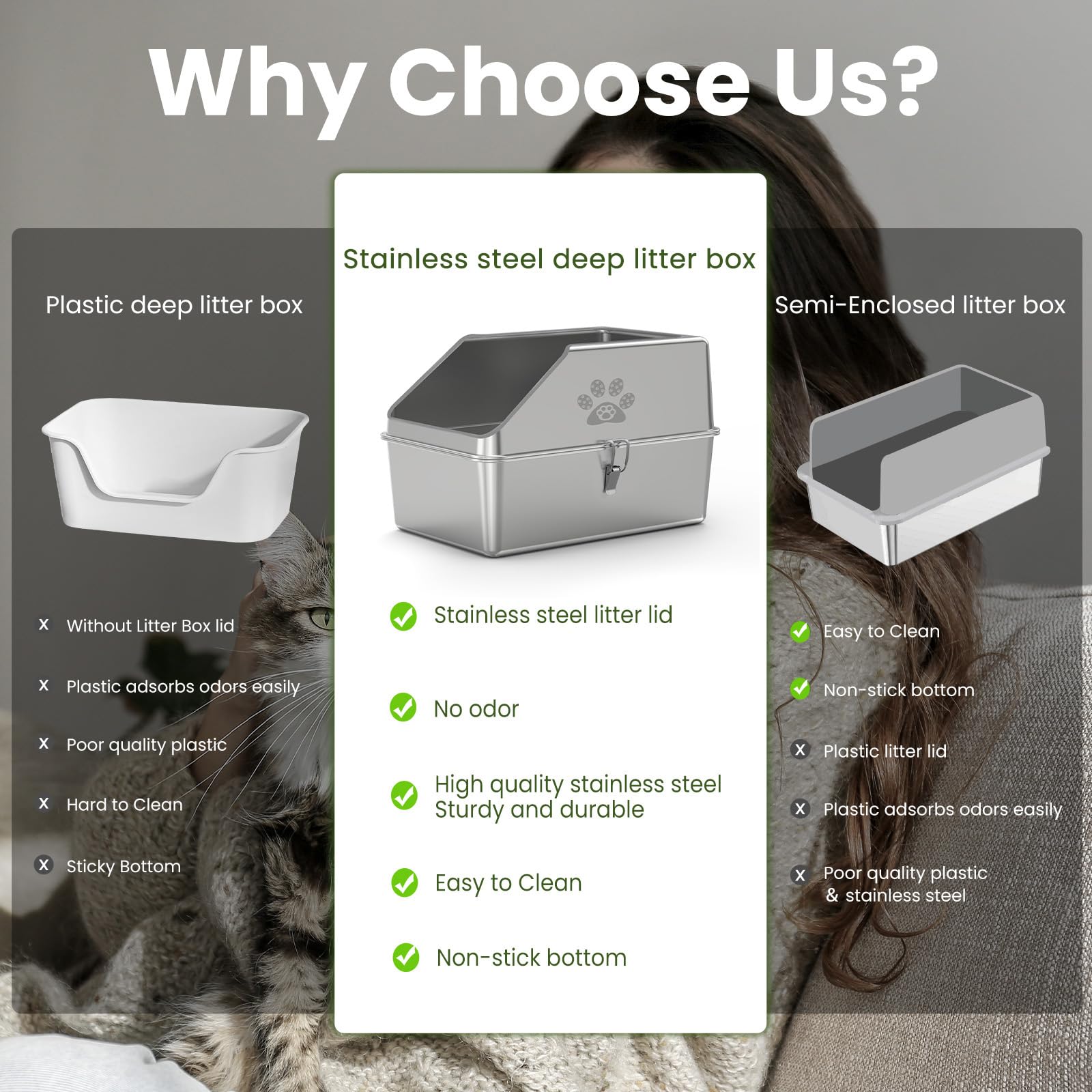 KPWACD includes scoop and mat for a complete cleanup toolkit