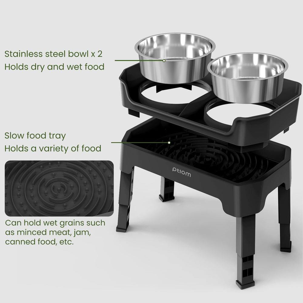 KPWACD liftable lick plate enables slower, more controlled meals for dogs.