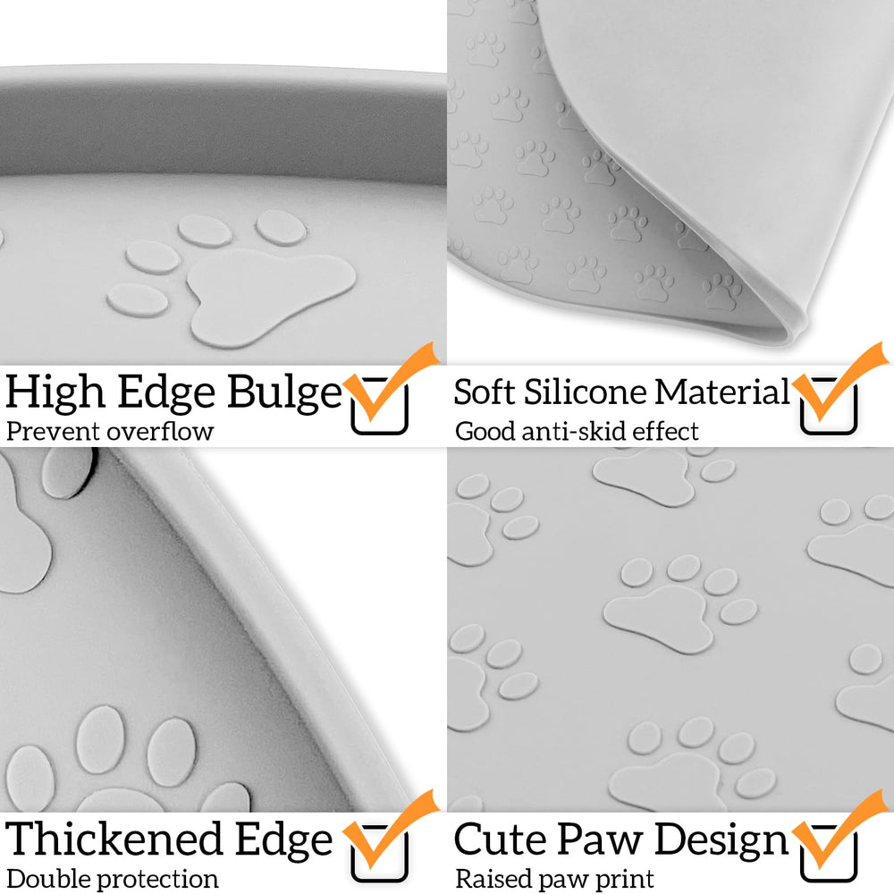 KPWACD safe silicone material keeps bowls secure during mealtime